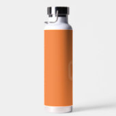 Trend Kleur Verse Tangerine Monogram Waterfles (Rechts)