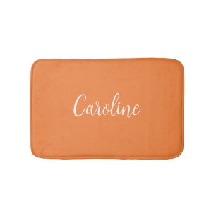 Trend Kleur Verse Tangerine Naam Badmat