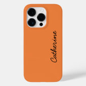 Trend Kleur Verse Tangerine Naam Case-Mate iPhone Case (Achterkant)