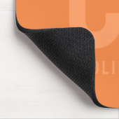 Trend Kleur Verse Tangerine Naam Mousepad Muismat (Hoek)