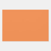 Trend Kleur Verse Tangerine Wrapping Papier Bladen Inpakpapier Vel (Voorkant)