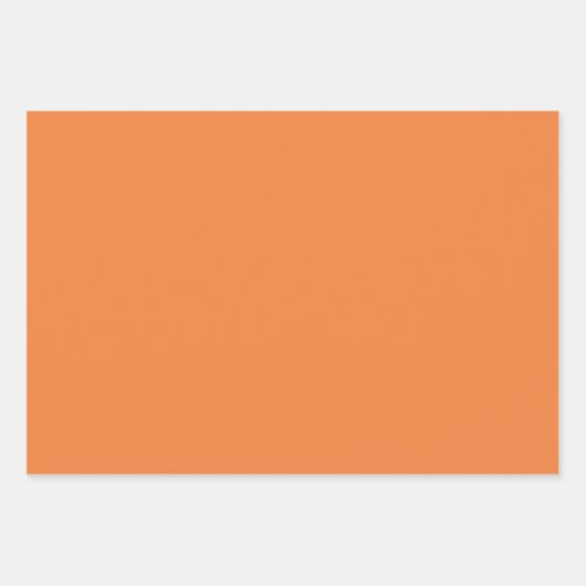Trend Kleur Verse Tangerine Wrapping Papier Bladen Inpakpapier Vel (Voorkant)
