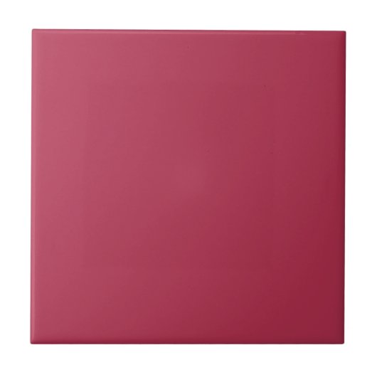 Trend Kleur Warm Roze Keramische Tegel Tegeltje (Voorkant)