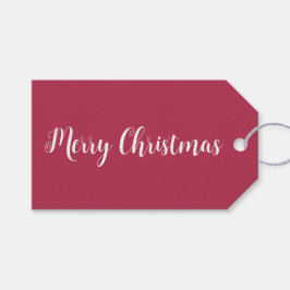 Trend Kleur Warm Roze Minimalist Cadeaulabel