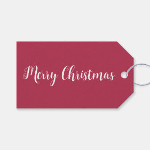 Trend Kleur Warm Roze Minimalist Cadeaulabel