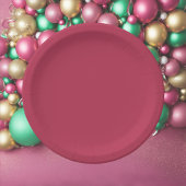 Trend Kleur Warm Roze Papieren Bordje