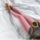 Trend Kleur Watermeloen Roze Effen Leggings