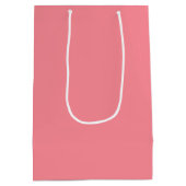 Trend Kleur - Watermeloen Roze Medium Gift Bag Medium Cadeauzakje (Achterkant)