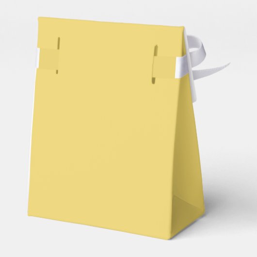 Trend Kleur Zacht Geel Dank u Favor Box Bedankdoosjes (Achterkant)