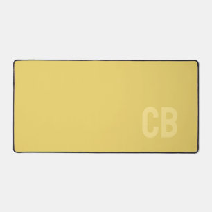 Trend Kleur Zacht Geel Monogram Bureaumat