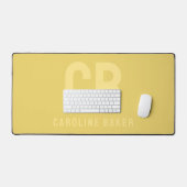 Trend Kleur Zacht Geel Naam Bureaumat (Keyboard & Muis)