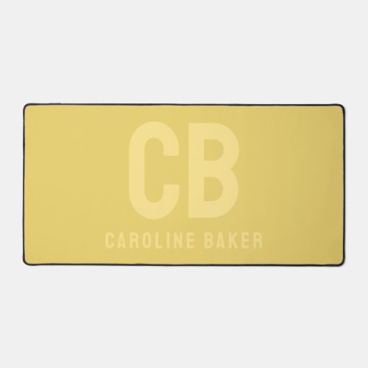 Trend Kleur Zacht Geel Naam Bureaumat (Voorkant)