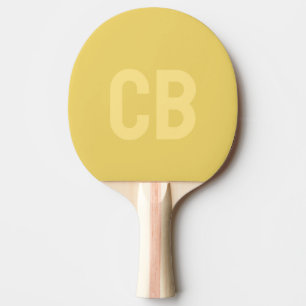 Trend Kleur Zacht Geel Ping Pong Paddle Tafeltennisbatje