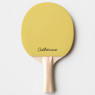 Trend Kleur Zacht Geel Ping Pong Paddle Tafeltennisbatje