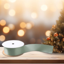 Trend Kleur Zacht Salie Satijnen Lint