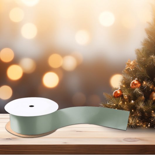 Trend Kleur Zacht Salie Satijnen Lint