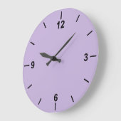 Trend Kleur Zacht Violet Grote Wandklok (Hoek)
