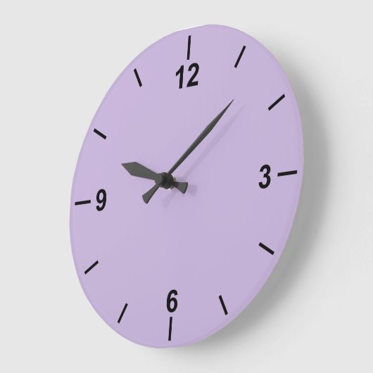 Trend Kleur Zacht Violet Grote Wandklok (Hoek)