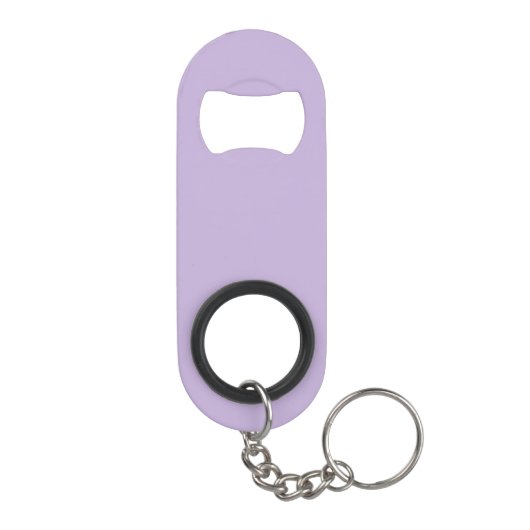 Trend Kleur Zacht Violet Monogram Roestvrij staal Mini Flessenopener (Achterkant)
