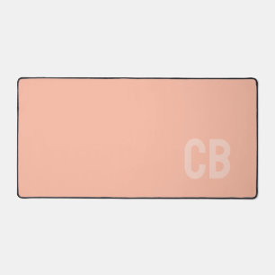 Trend Kleur Zachte Perzik Monogram Bureaumat