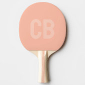 Trend Kleur Zachte Perzik Ping Pong Paddle Tafeltennisbatje (Voorkant)