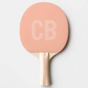 Trend Kleur Zachte Perzik Ping Pong Paddle Tafeltennisbatje