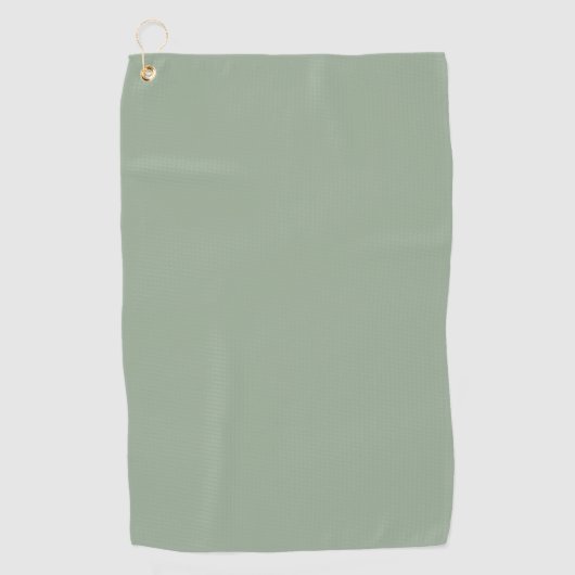 Trend Kleur Zachte Sage Golf Handdoek (Voorkant)