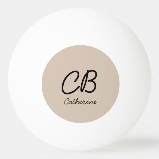 Trend Kleur Zachte Taupe Naam Ping Pong Ball (Voorkant)