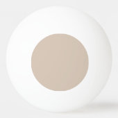 Trend Kleur Zachte Taupe Ping Pong Ball (Voorkant)