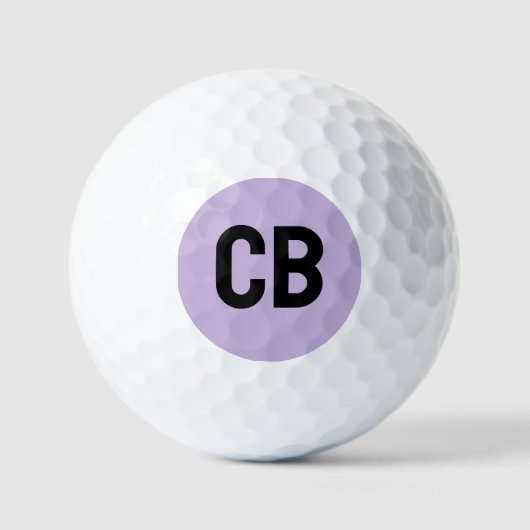 Trend Kleur Zachte Violet Golf Ballen (Voorkant)