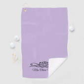 Trend Kleur Zachte Violet Golf Handdoek (Insitu)