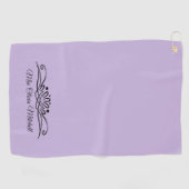 Trend Kleur Zachte Violet Golf Handdoek (Horizontaal)