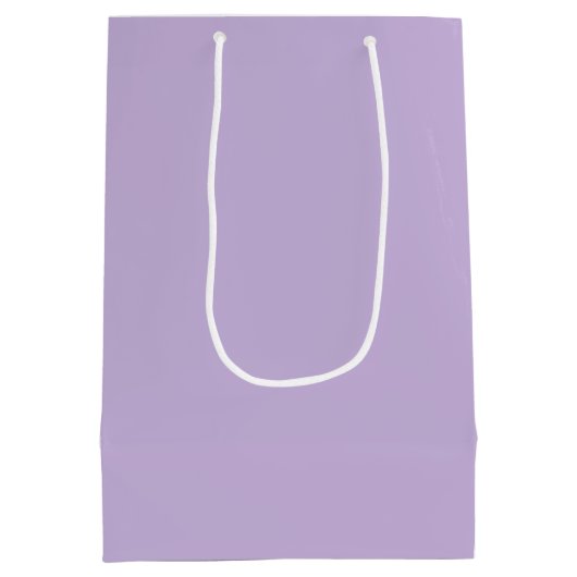 Trend Kleur - Zachte Violet Medium Gift Bag Medium Cadeauzakje (Achterkant)