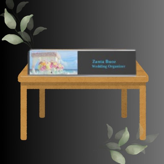 Trend Kleur Zwart Wedding Organizer Bureau Naambordje