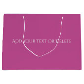 Trend Kleuren - Berry Roze Grote Gift Bag Groot Cadeauzakje (Voorkant)