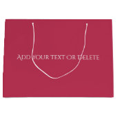 Trend kleuren - Levendige Magenta Grote Gift Bag Groot Cadeauzakje (Voorkant)