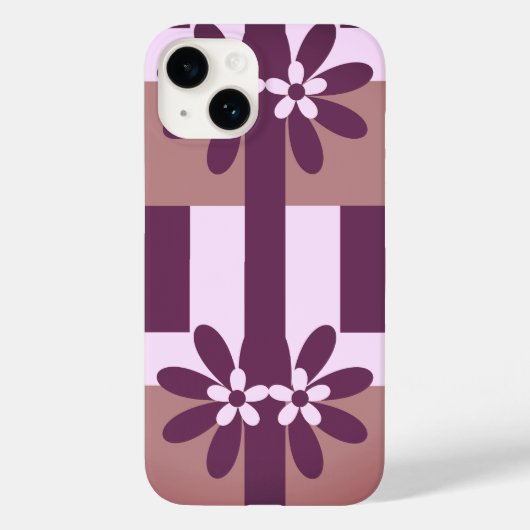 Trend kleuren Marsala Case-Mate iPhone Case (Achterkant)