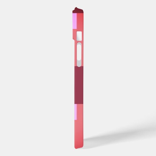 Trend kleuren Marsala Case-Mate iPhone Case (Achterkant / Links)