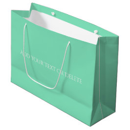 Trend kleuren - Minty Green Grote Gift Bag Groot Cadeauzakje