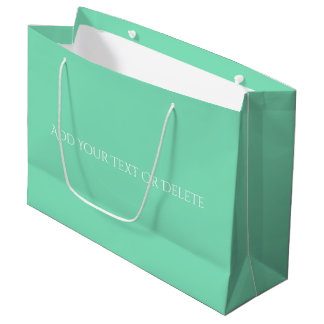 Trend kleuren - Minty Green Grote Gift Bag Groot Cadeauzakje