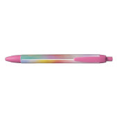 Trend Kleuren Modern Sjabloon Elegante Rood Roze Blauwe Inkt Pen (Achterkant)