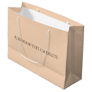 Trend kleuren - Peach Blush Grote Gift Bag Groot Cadeauzakje