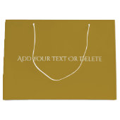 Trend kleuren - Sunny Olive Grote Gift Bag Groot Cadeauzakje (Voorkant)