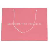 Trend Kleuren - Watermeloen Roze Grote Geschenktas Groot Cadeauzakje (Voorkant)