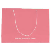 Trend Kleuren - Watermeloen Roze Grote Geschenktas Groot Cadeauzakje (Achterkant)