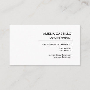 Trend Modern Elegant Contemmodern Minimalistisch P Visitekaartje