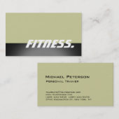 Trend Personal Trainer Fitness Visitekaartje (Voorkant / Achterkant)