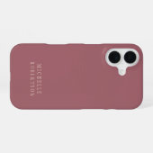 Trend Roos Dust Gold Creative Unique Classical iPhone 16 Hoesje (Achterkant horizontaal)