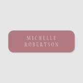 Trend Roos Dust Gold Creative Unique Classical Naamplaatje (Voorkant)