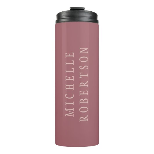 Trend Roos Dust Gold Creative Unique Classical Thermosbeker (Voorkant)